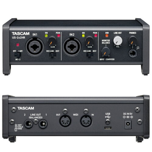TASCAM US-2x2HR